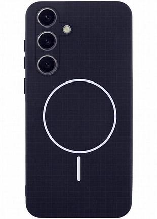 Чохол silicone cover lakshmi full camera (aa) with magnetic fit для samsung galaxy s25 темно-синій / midnight blue