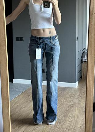 Нові джинси zara кльош буткат 36