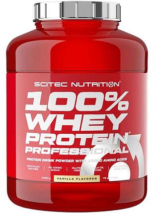 Протеїн scitec nutrition 100% whey protein prof ваніль 2350 г 78 servings