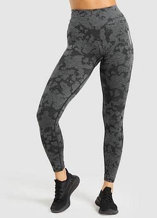 Женские лосины леггинсы тайтсы gymshark adapt camo seamless leggings