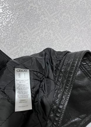 Шкіряна куртка косуха asos 4