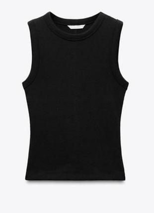 Майка zara, чорна та біла, s