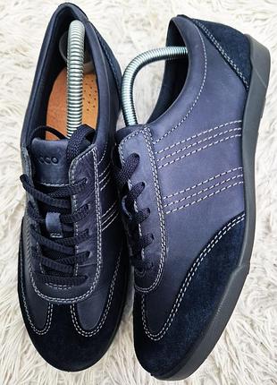 Женские кроссовкиecco crisp ii\оригинал\кожа\26,5см