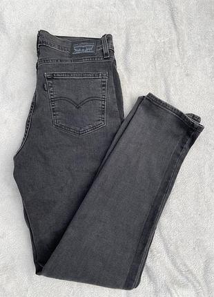 Жіночі сірі джинси levi's 724 high rise straight