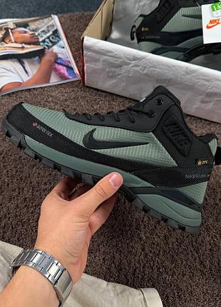 Черевики чоловічі nike rivah gore-tex чорні з сірим