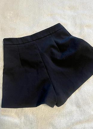 Шорти спідниця чорні zara(с) 4