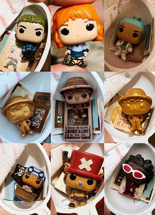 Игрушки киндер джой ван пес kinder joy funko one piece