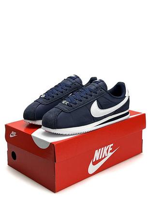 Мужские кроссовки nike cortez m navy white