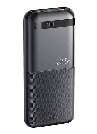 Повербанк 10000mah быстрая зарядка pd 20w+qc 22.5w power bank remax rpp-71