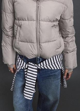 Жіноча тепла куртка stradivarius 5