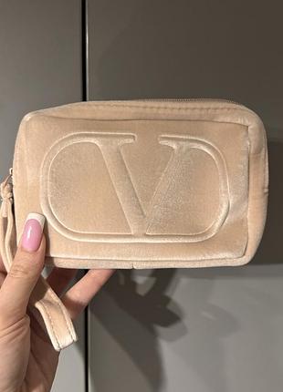 Valentino косметичка пудрова нова 2