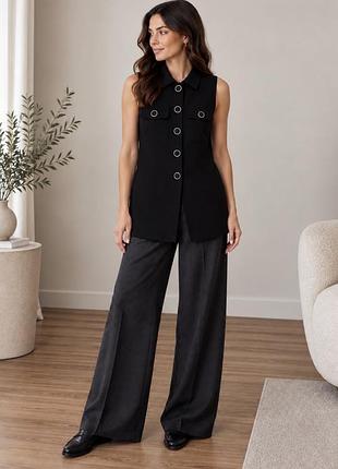 Трендовый вязаный топ жилет zara.