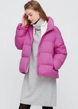 Жіноча ультралегка пухова куртка-кокон uniqlo women's ultra light down cocoon jacket