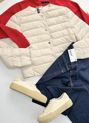 Осінні, лаконічні стібані курточки від h&m