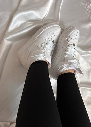 Nike air force white (хутро) 2