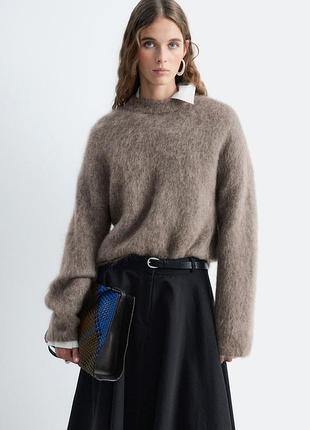 Вовняно-мохеровий джемпер светр h&m  wool-mohair blend