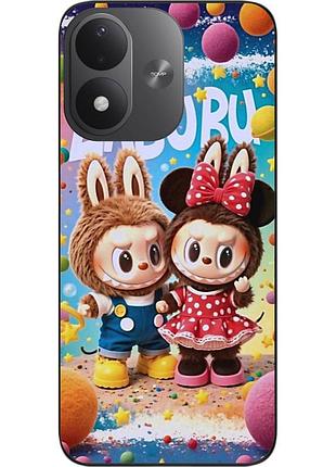 Силіконовий чохол epik для xiaomi redmi note 17 4g / 5g з малюнком labubu друзі
