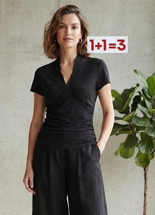 1+1=3 🎁 обтягивающая блуза с вырезом от marks &amp; spencer