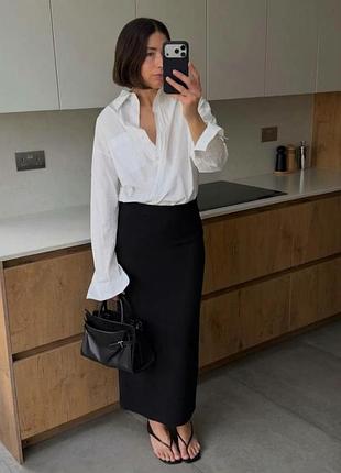🐈‍⬛ міді спідниця від zara