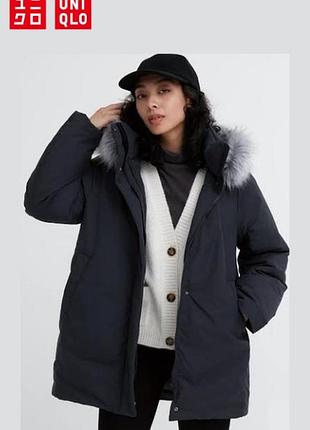Пуховик hybrid down uniqlo