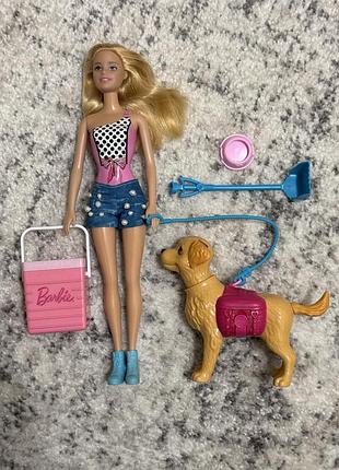 Ляльковий набір barbie з собакою та аксесуарами