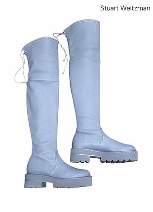 Кожаные ботфорты stuart weitzman оригинал