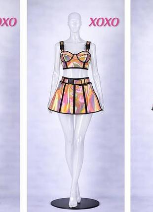 Костюм спідниця топ y2k dollskill 4