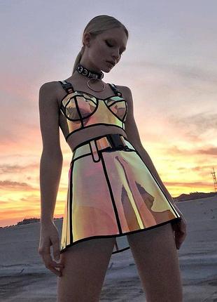 Костюм спідниця топ y2k dollskill 3