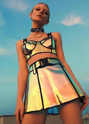 Костюм спідниця топ y2k dollskill 7