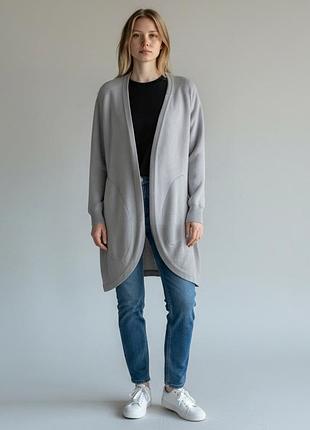 Кардиган gymshark glik1906*60 жіноч. сірий m (160 477)