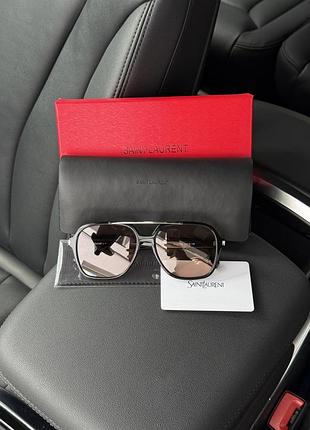 Очки saint  sl 545 001 laurent black/brown 58/16/145