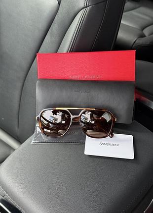 Очки saint  sl 545 002  laurent leo/gold 58/16/145