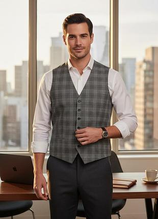 Жилет jack & jones 12190157*60 чоловічий. сірий 52 (137 866)