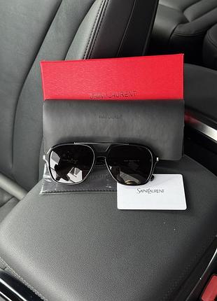 Очки saint  sl 545 001 laurent black/silver 58/16/145