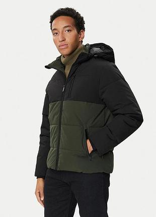Куртка jack & jones 12278792*19 мужск. черно/зеленый xl (196 111)