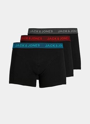 Трусы jack & jones 196217*10 комплект 3 шт мужск. черный xl (196 217)