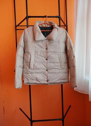 Kolvi | бежева коротка пуховка s
kolvi beige short puffer s