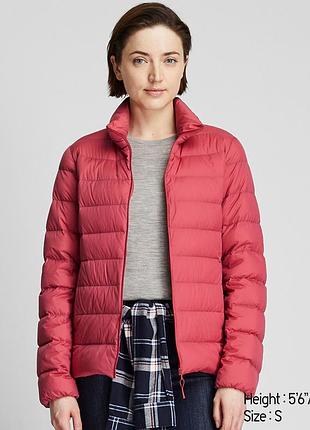 Жіноча ультралегка пухова куртка uniqlo women's ultra light down jacket
