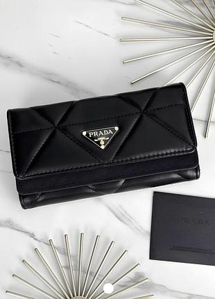 Гаманець жіночий prada великий чорний