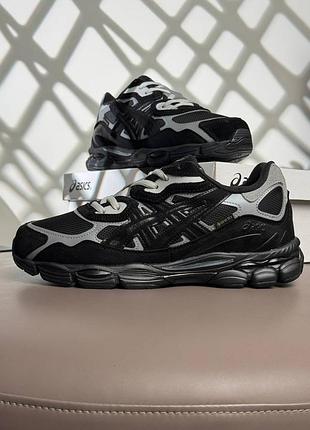 Чоловічі кросівки asics gel-nyc fur black metallic