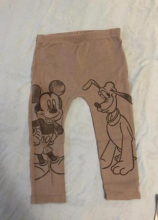 Сірі лосини george disney 12-18 місяців 86 з героями міккі маус і плуто