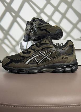 Чоловічі кросівки asics gel-nyc fur khaki black