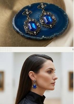 Серьги геометрия, квадрат 4