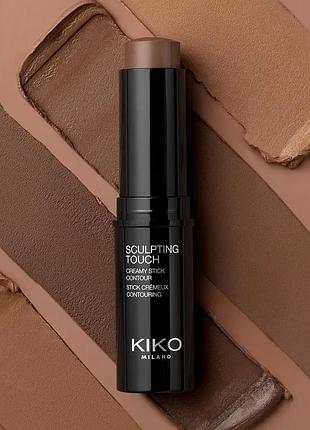 Кремовий стік для контурингу kiko milano sculpting touch creamy stick contour 202