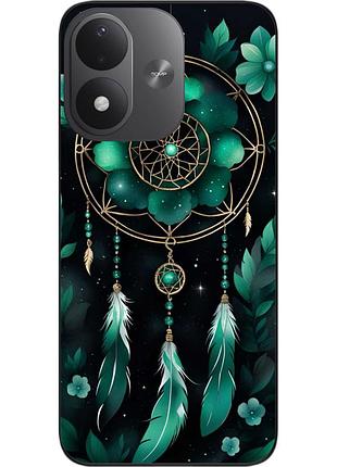 Силіконовий чохол бампер epik для xiaomi redmi note 17 4g / 5g з картинкою смарагдовий ловець снів