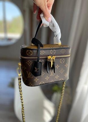 Сумка vanity коричнева 6