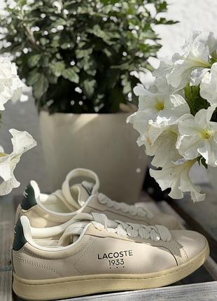 Кеди шкіряні lacoste 5