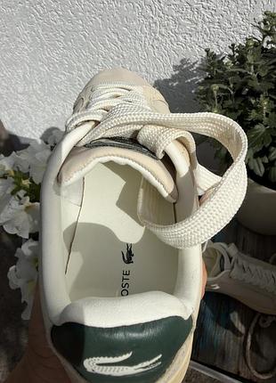 Кеди шкіряні lacoste 3