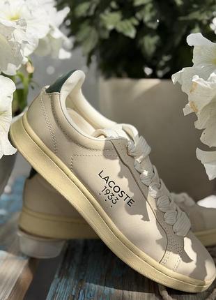 Кеди шкіряні lacoste