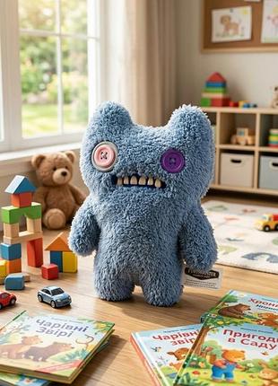 М'яка іграшка fuggler funny ugly monster сіро-блакитна